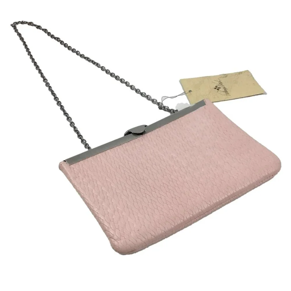 Patricia Nash Twisted Woven Embossed Asher Frame Clutch